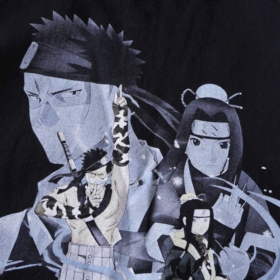 "再不斬×白 / NARUTO" print tee
