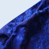 oversized 2XL blue × black elegant pattern jacket