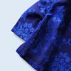oversized 2XL blue × black elegant pattern jacket
