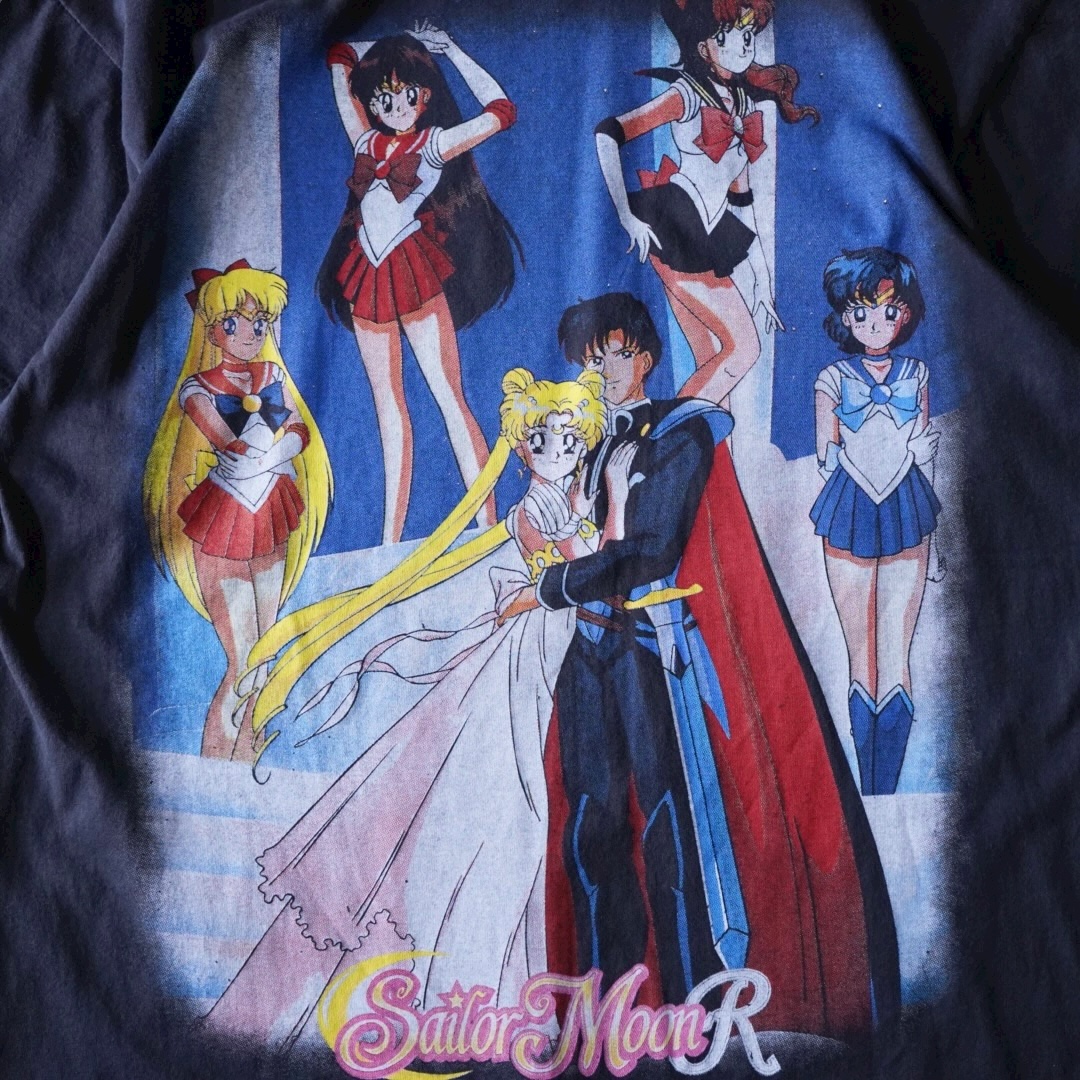"フェードリャンメンセーラームーン / セーラームーンR" double side print tee