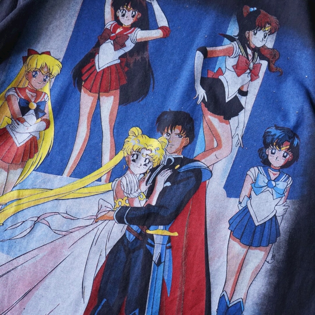 "フェードリャンメンセーラームーン / セーラームーンR" double side print tee