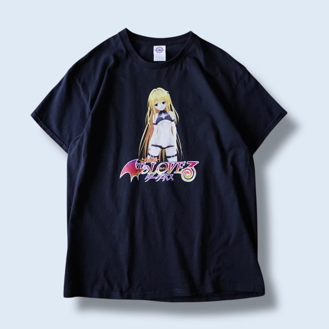 "やりすぎなくらいのヤミちゃんピン / ToLOVEる" print tee