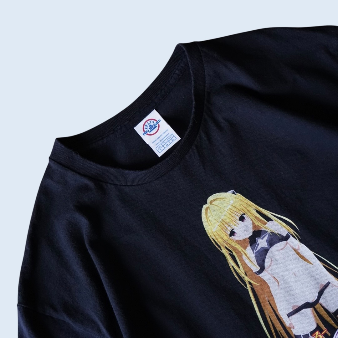 "やりすぎなくらいのヤミちゃんピン / ToLOVEる" print tee