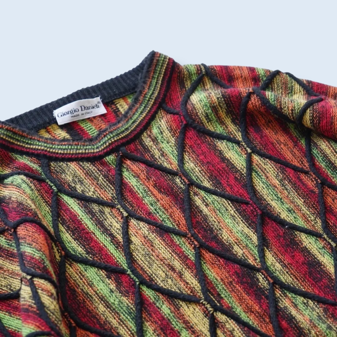 multi vitamin color 3D knit