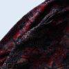 mode black × red pattern & embroidery design drape jacket