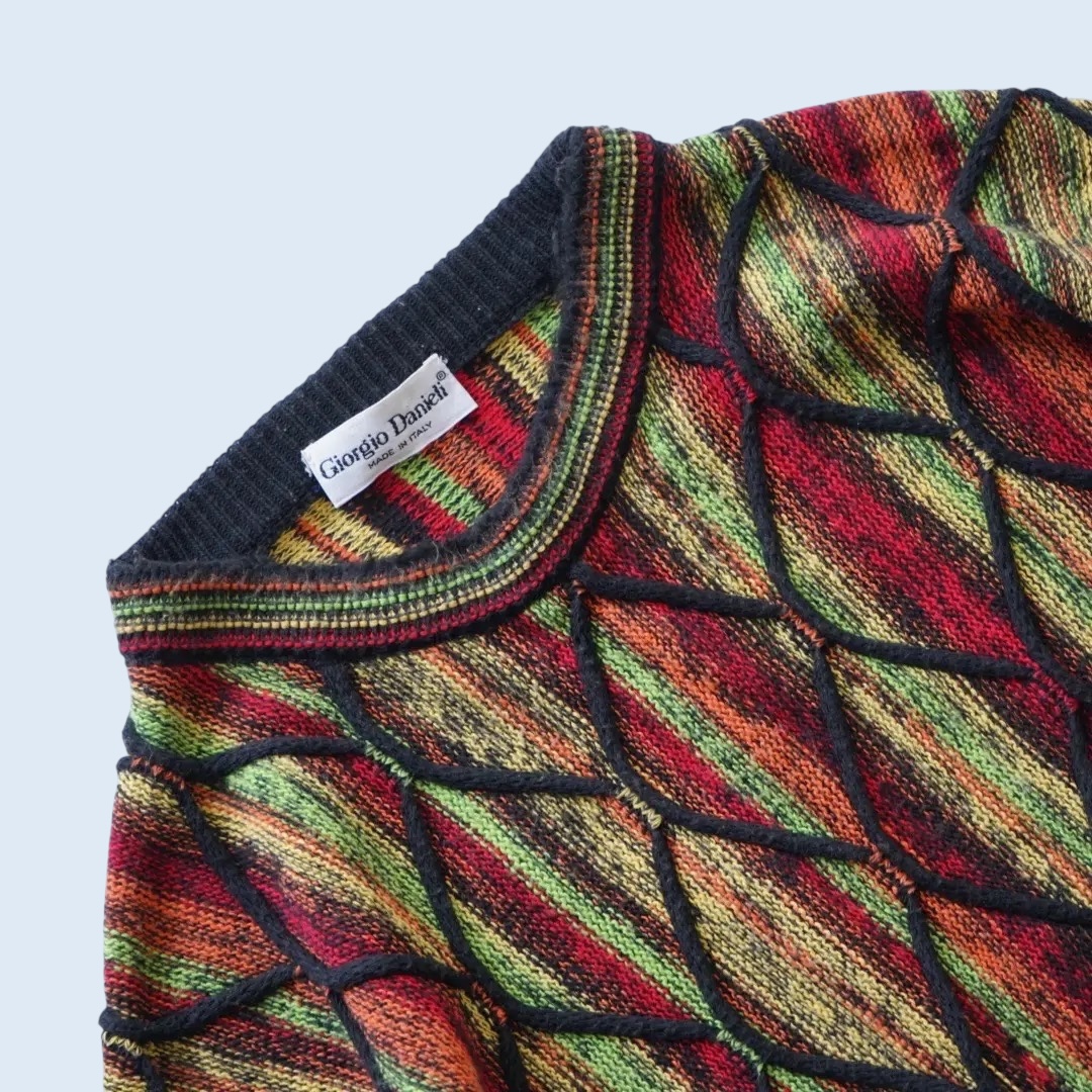 multi vitamin color 3D knit