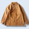 oversized mustard color like velours flocky tracker jacket