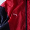 monster oversized switching nylon jacket
