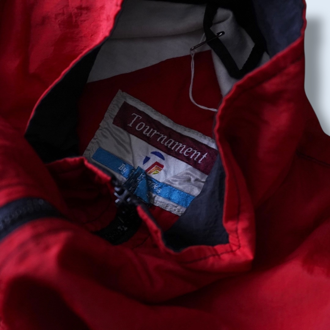 monster oversized switching nylon jacket