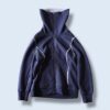 super high neck like sailor collar jacket