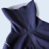 super high neck like sailor collar jacket