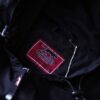 black × red panther motif pullover