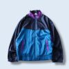 【puma】glossy psychedelic color nylon jacket