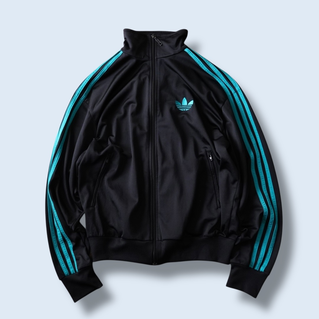 【adidas】emerald green line track jacket