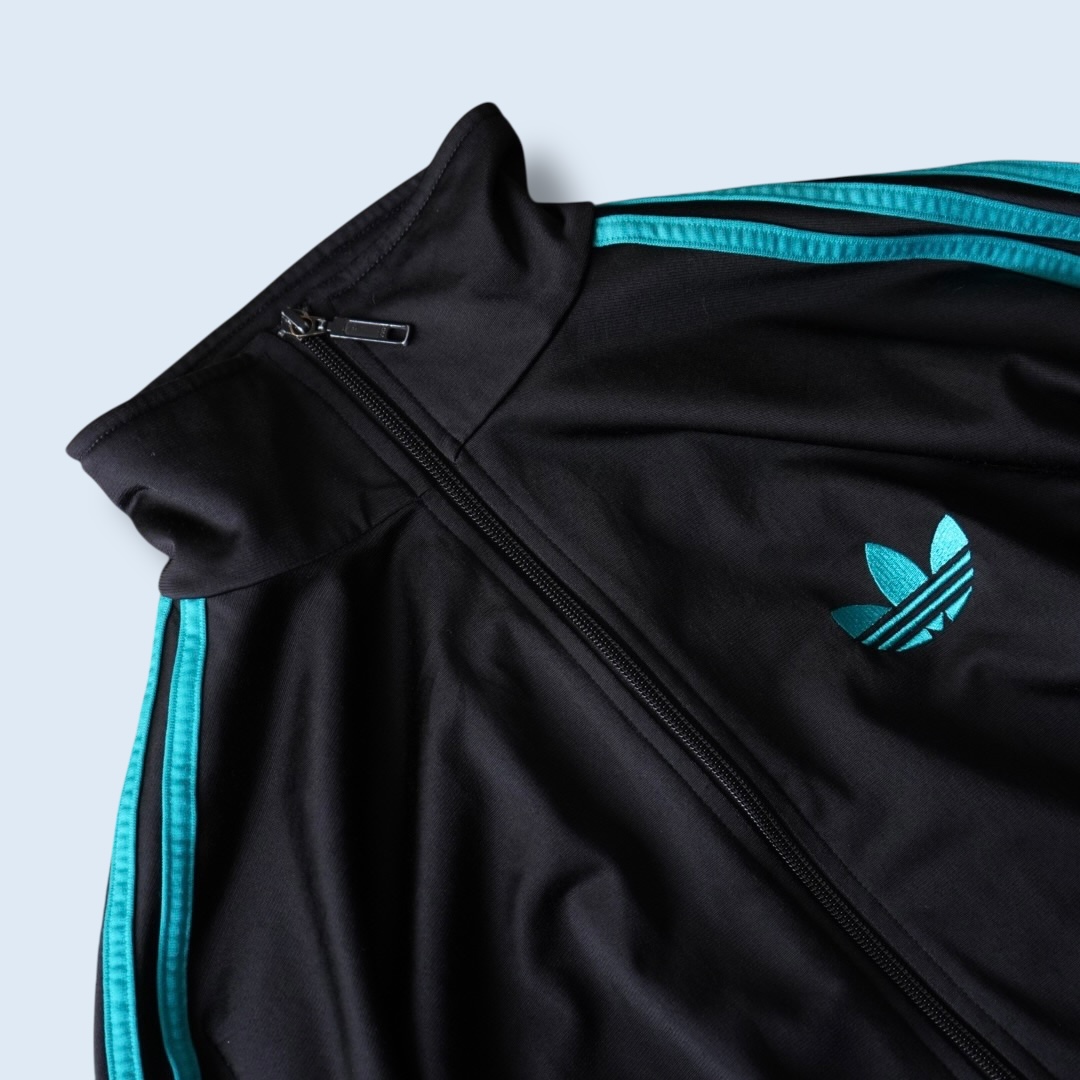 【adidas】emerald green line track jacket