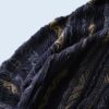"黒にブラウンの最高配色3Dニット"