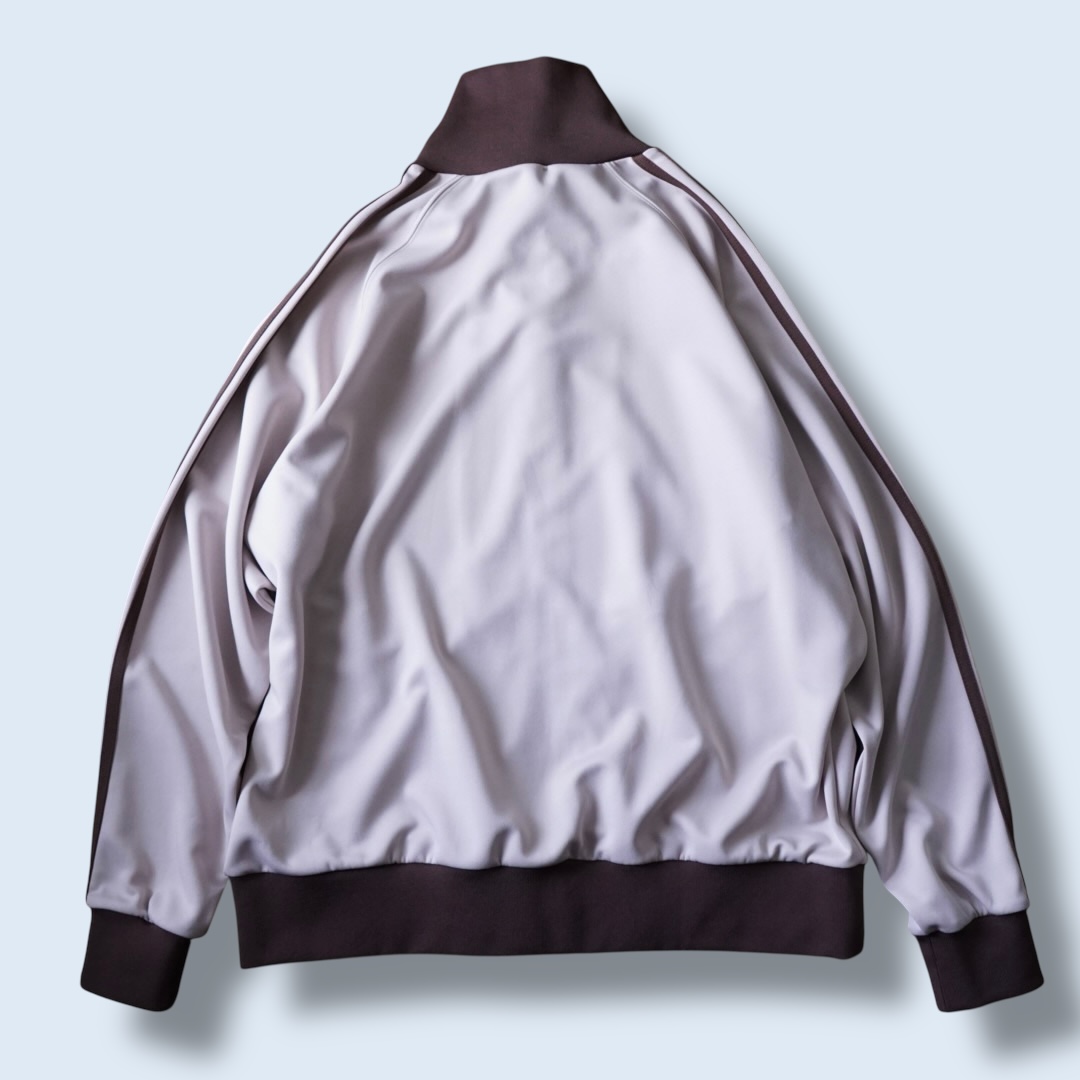 "CHINA × SPORTS" beige × blue China track jacket