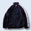 【puma】oversized silver arm line cyber neo nylon jacket