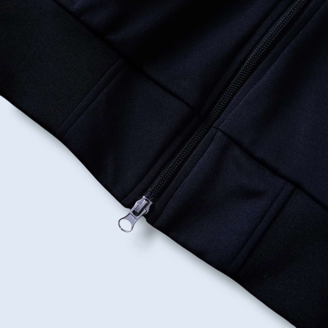 "CHINA × SPORTS" black × purple China track jacket