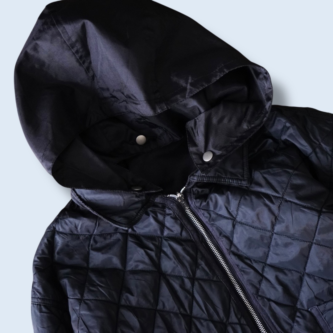short length nylon gimmick reversible jacket