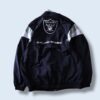 【Reebok】oversized ”RAIDERS” back embroidery nylon jacket