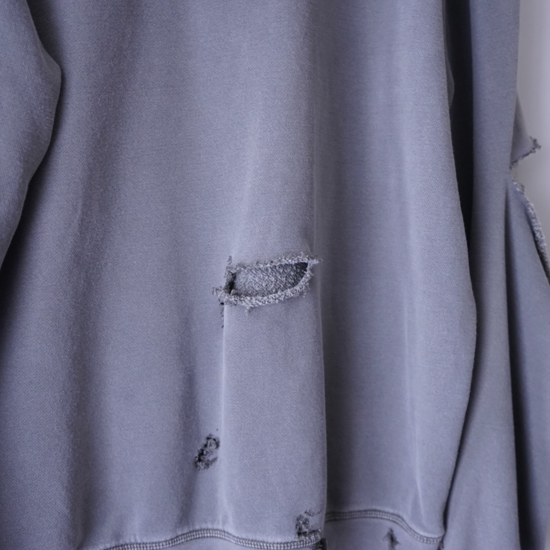 【PUNK REMAKE】"adidas" BORO × STUDS custom short length parka