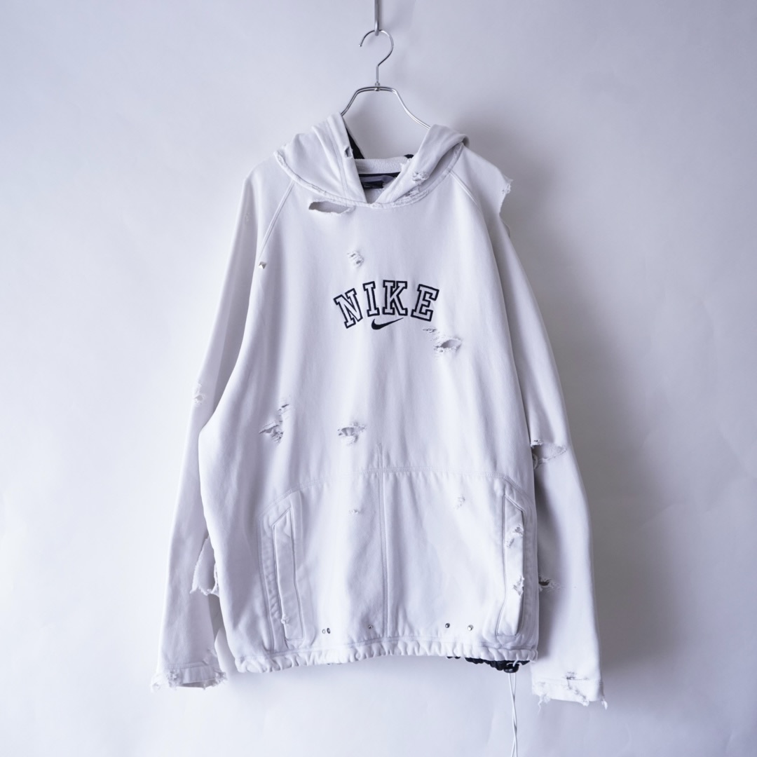 【PUNK REMAKE】"NIKE" BORO × STUDS custom parka