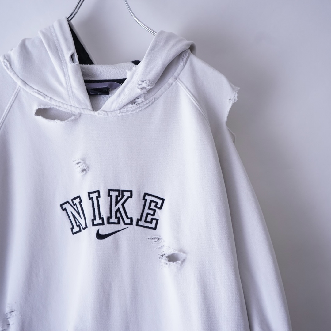 【PUNK REMAKE】"NIKE" BORO × STUDS custom parka