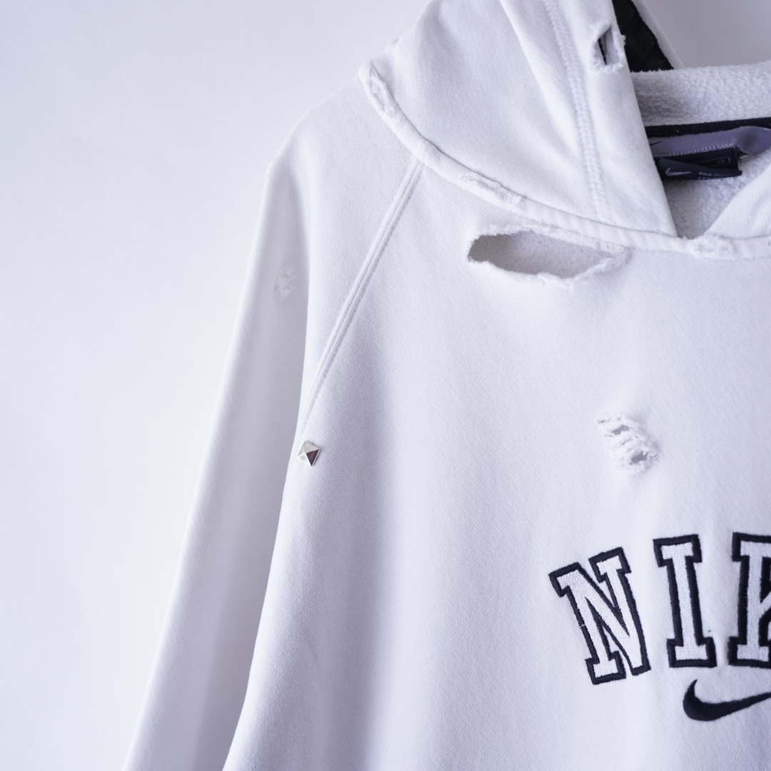 【PUNK REMAKE】"NIKE" BORO × STUDS custom parka