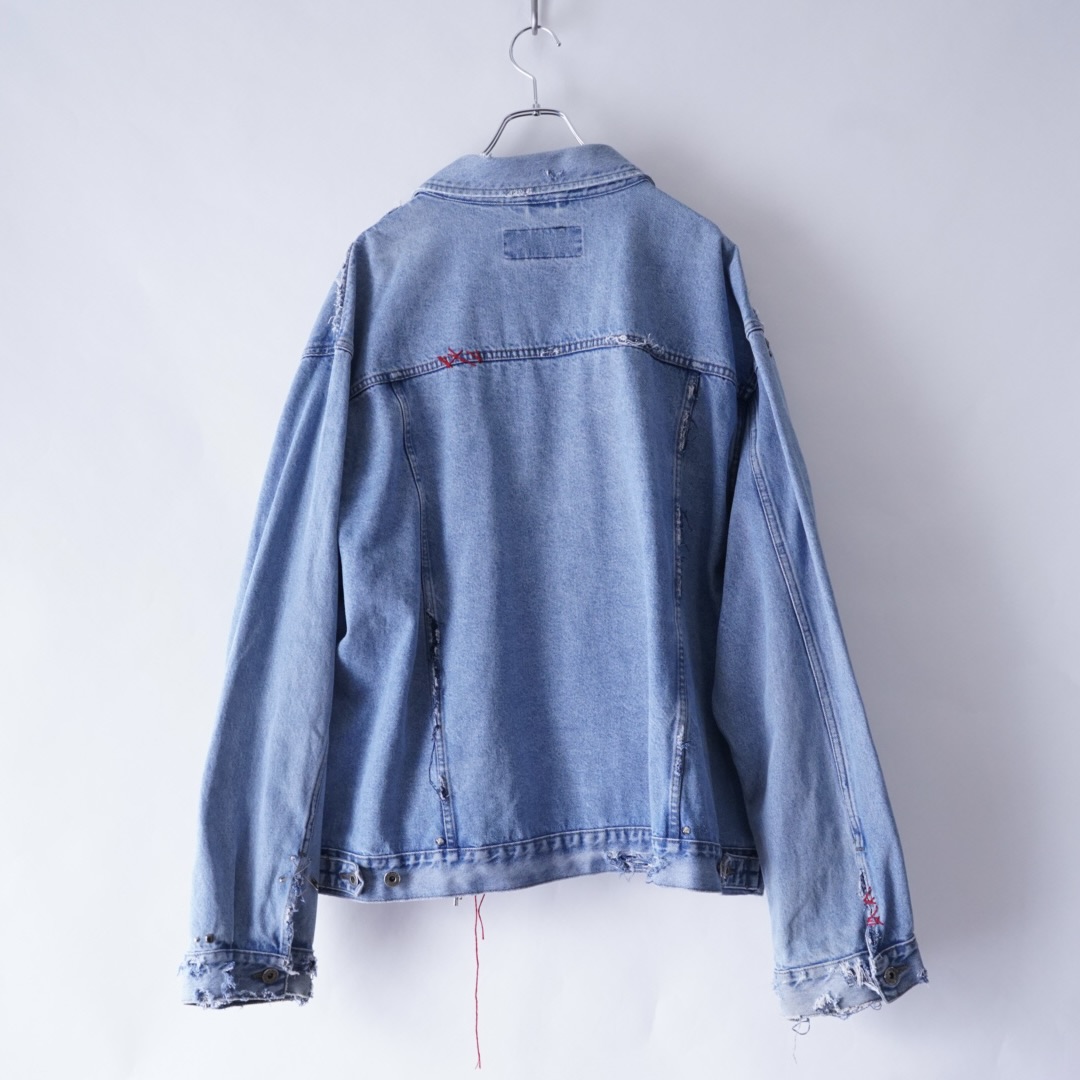 【PUNK REMAKE】"Wrangler" BORO × EMBROIDERY denim jacket