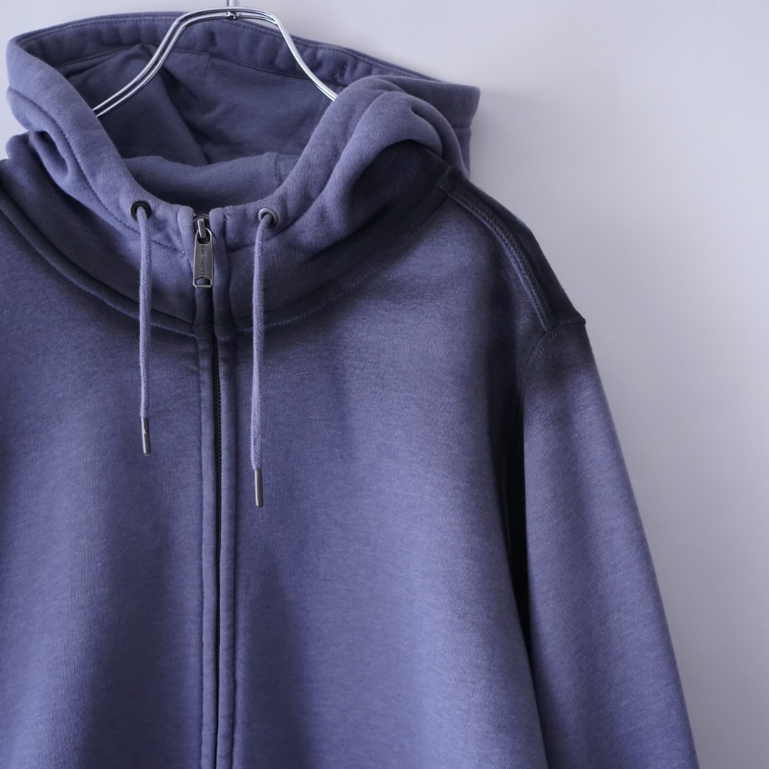 【ANARCHY REMAKE】Carhartt pale blue SPRAY custom zip parka