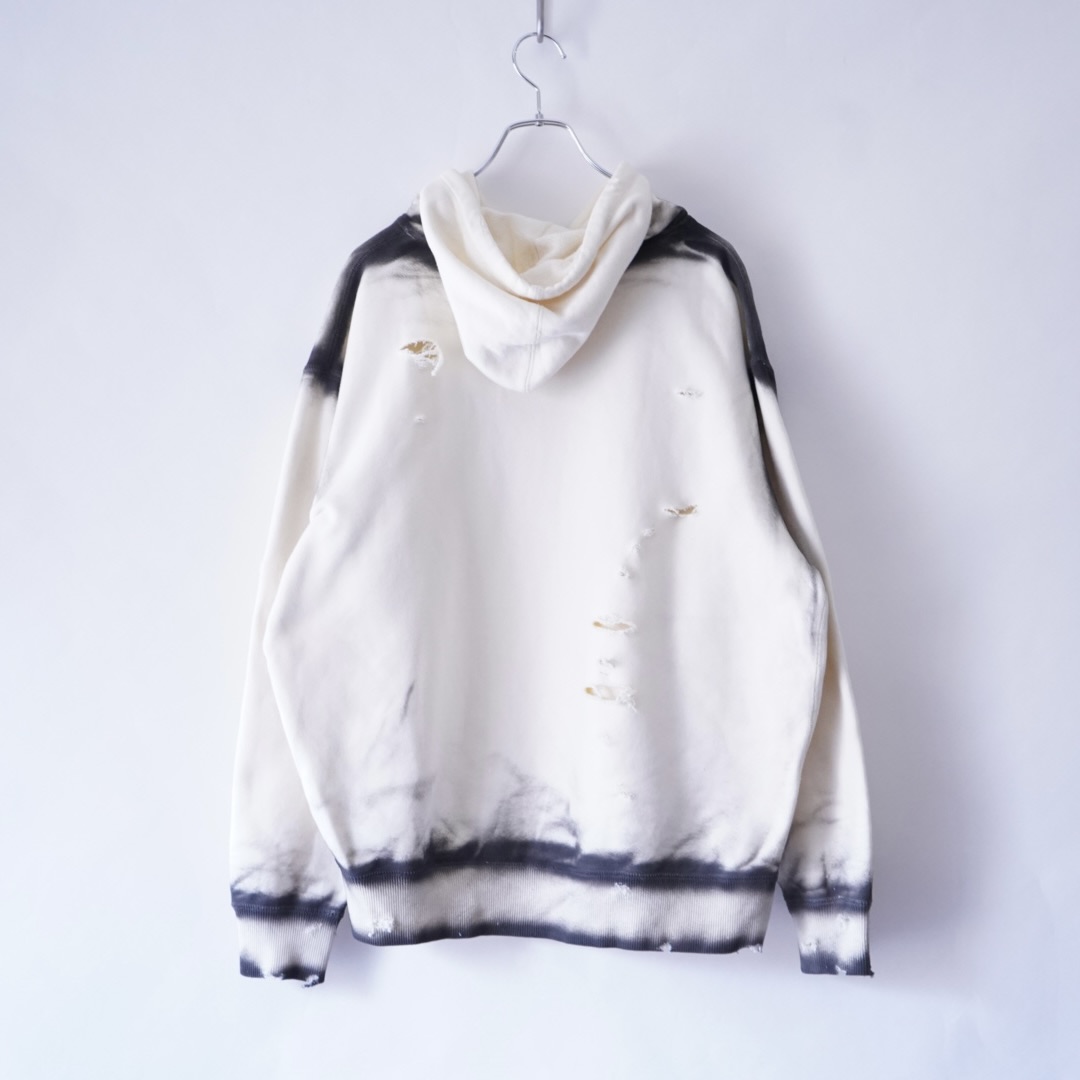 【ANARCHY REMAKE】puma ecru color SPRAY × BORO custom short length parka