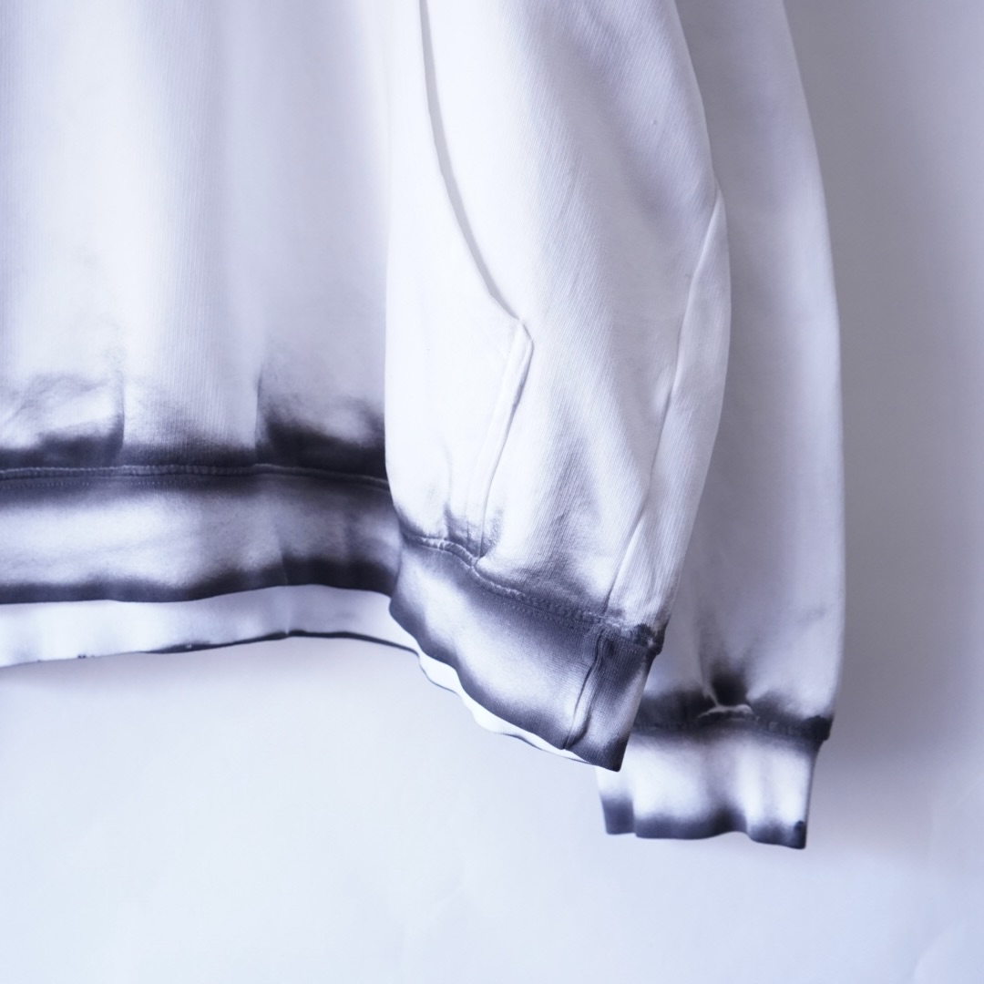 【ANARCHY REMAKE】NIKE white color SPRAY custom short length parka