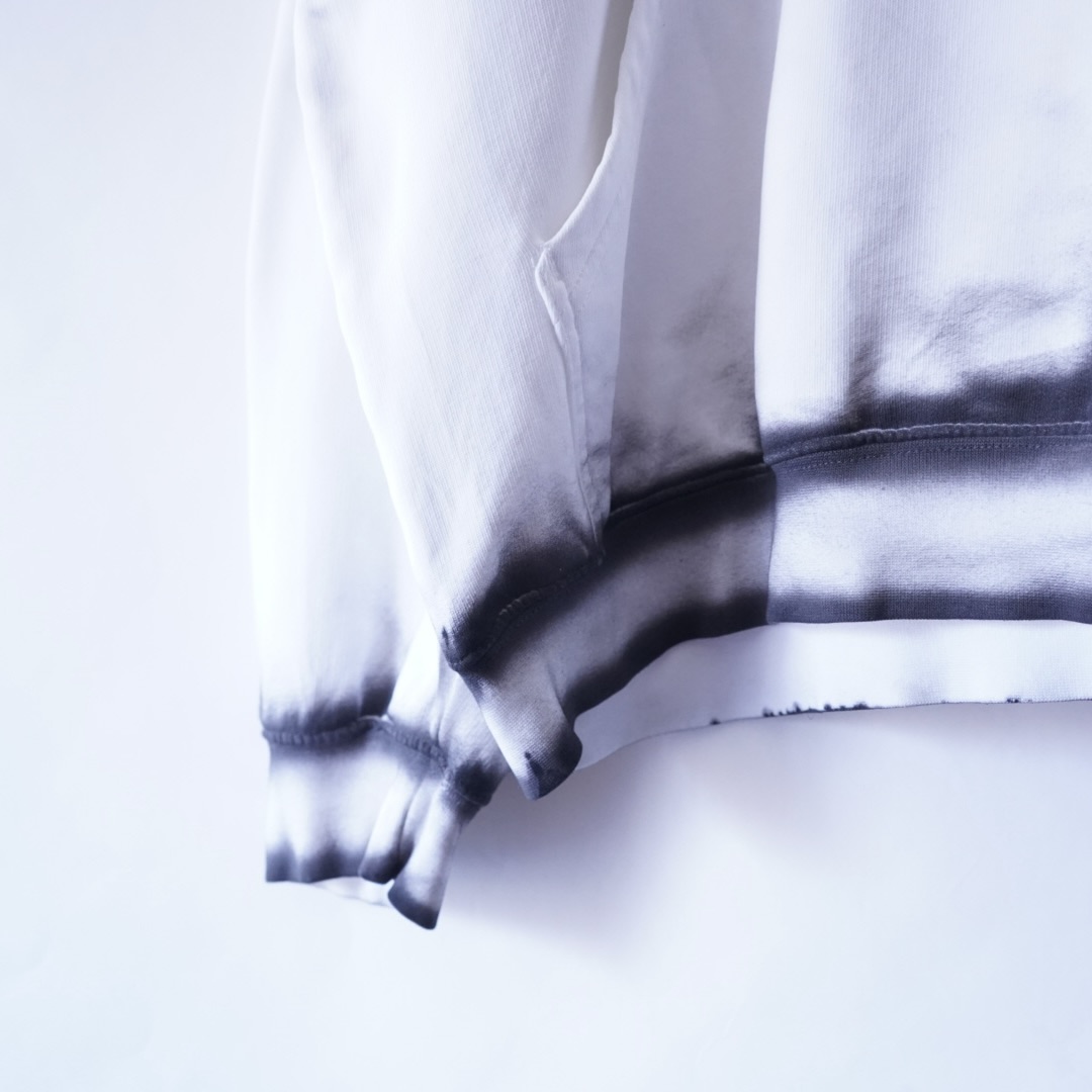 【ANARCHY REMAKE】NIKE white color SPRAY custom short length parka