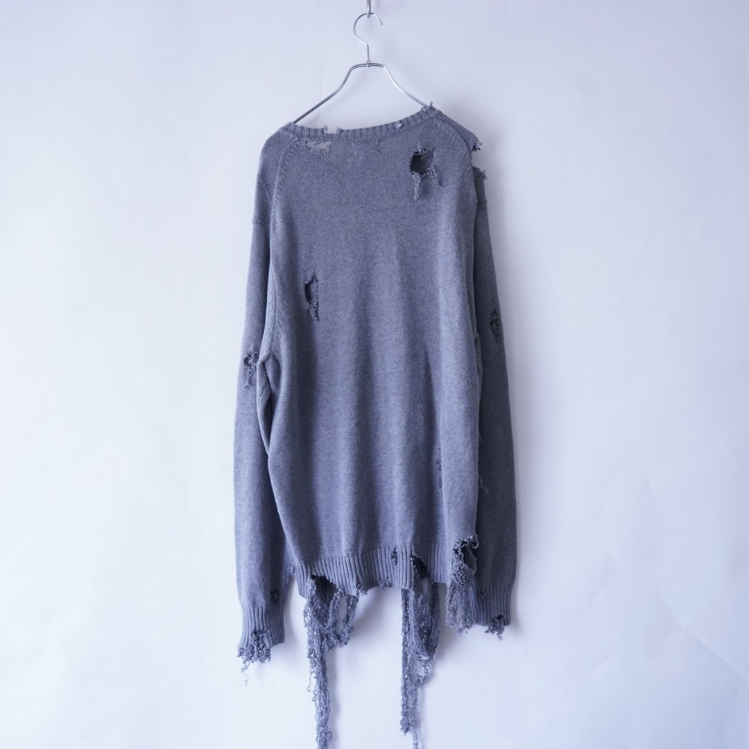 【DRIP REMAKE】GRAY BORO custom knit