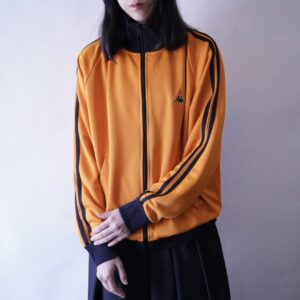 Kappa orange × navy track jacket