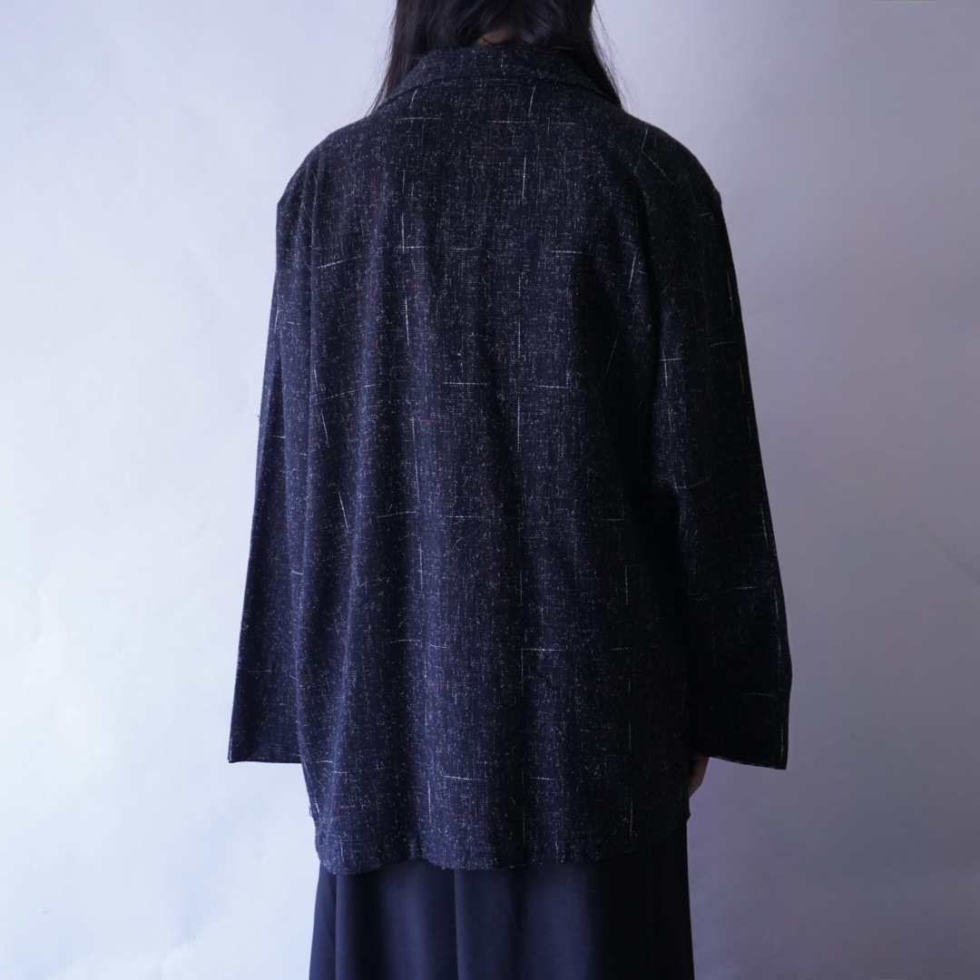 like multi nep color double breasted easy tailored jacket