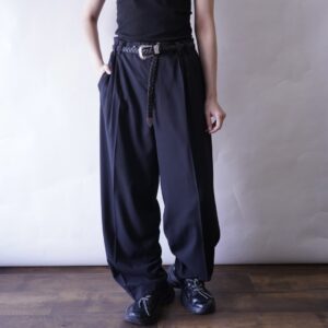 【PHAT FARM】4tuck double wide slacks