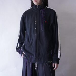 【EMBROIDERY REMAKE】”RalphLauren” full custom sweat track jacket