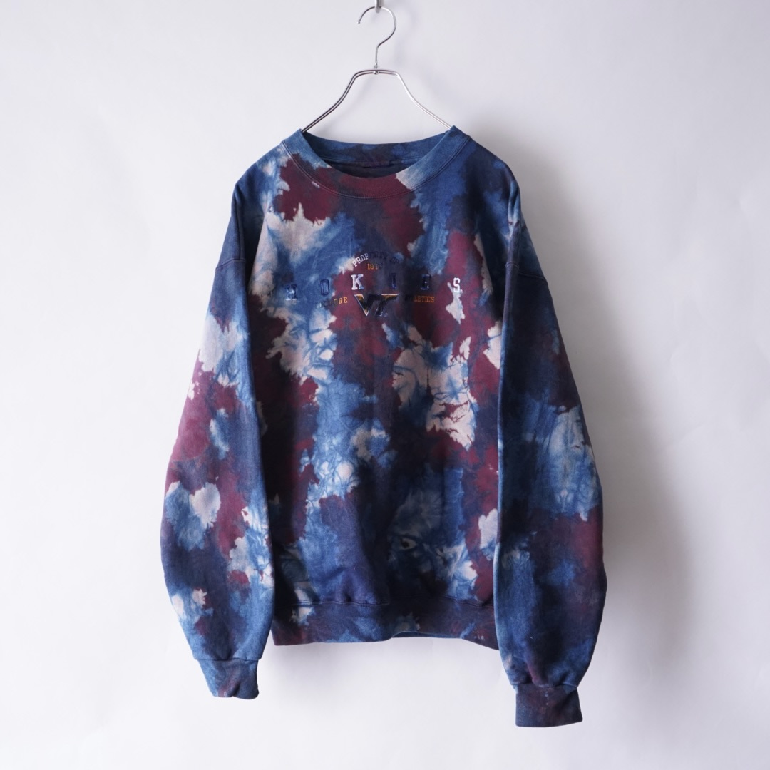 【藍染REMAKE】gradation pattern “一点モノ” sweat