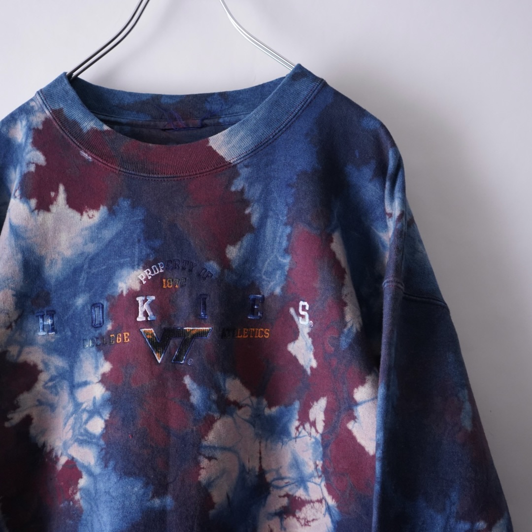 【藍染REMAKE】gradation pattern “一点モノ” sweat