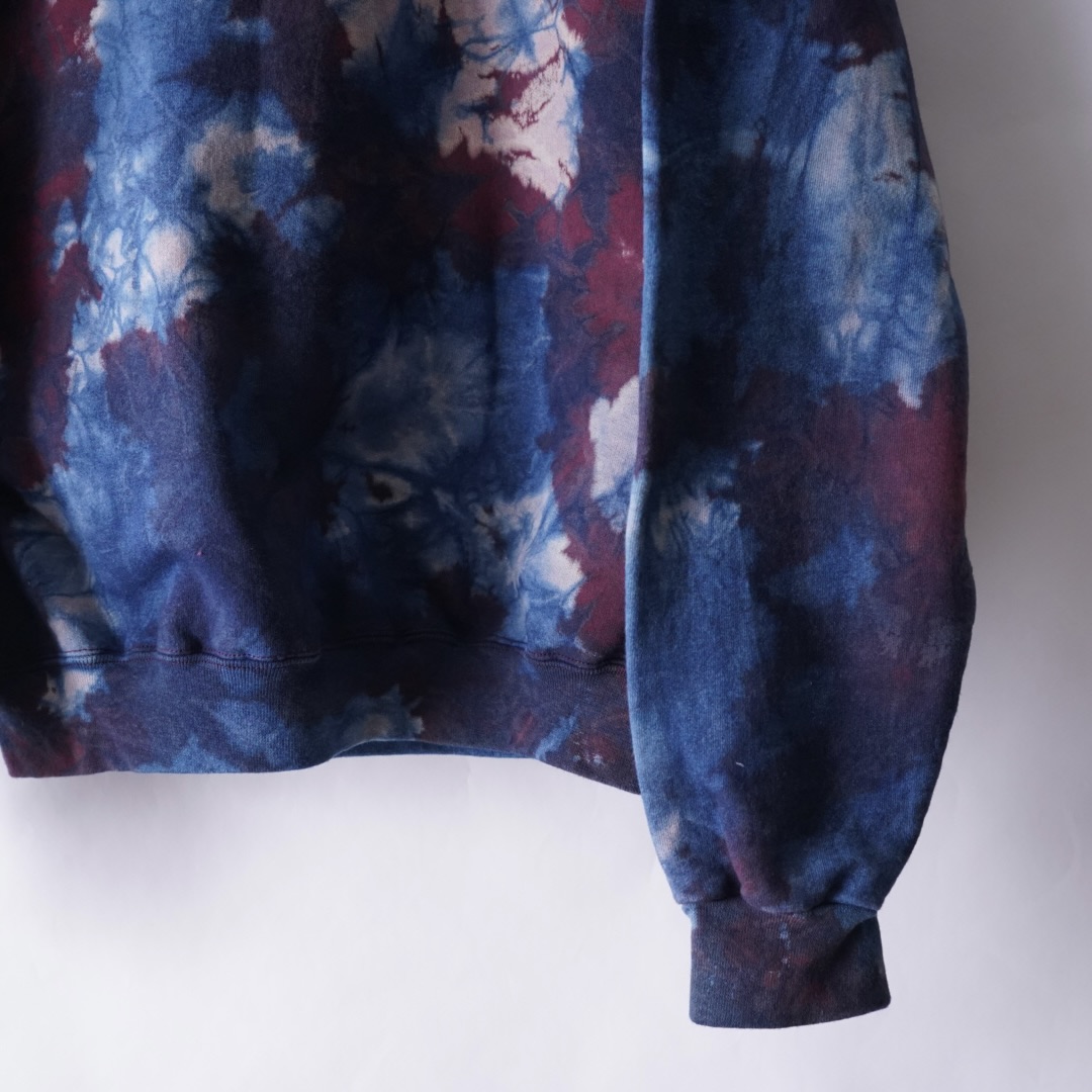 【藍染REMAKE】gradation pattern “一点モノ” sweat