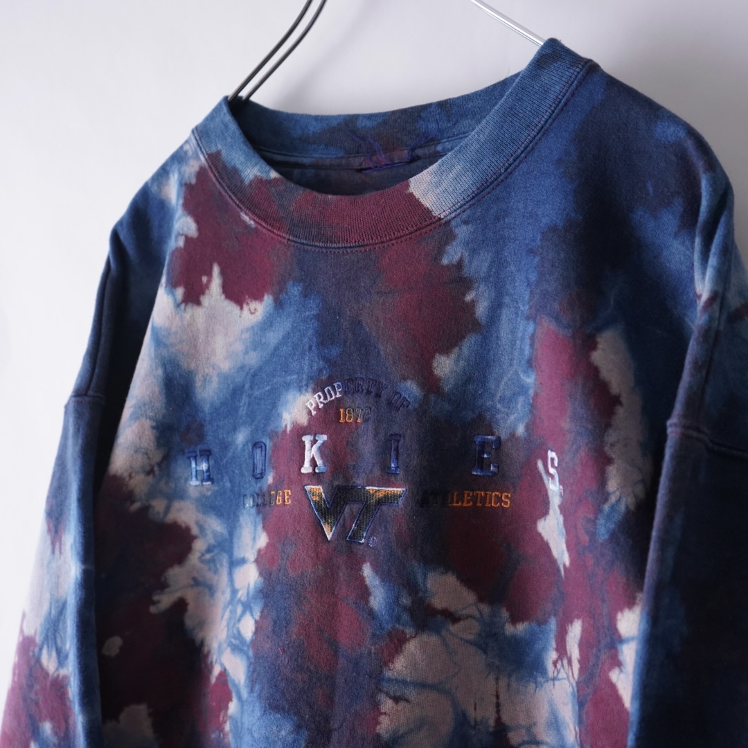 【藍染REMAKE】gradation pattern “一点モノ” sweat