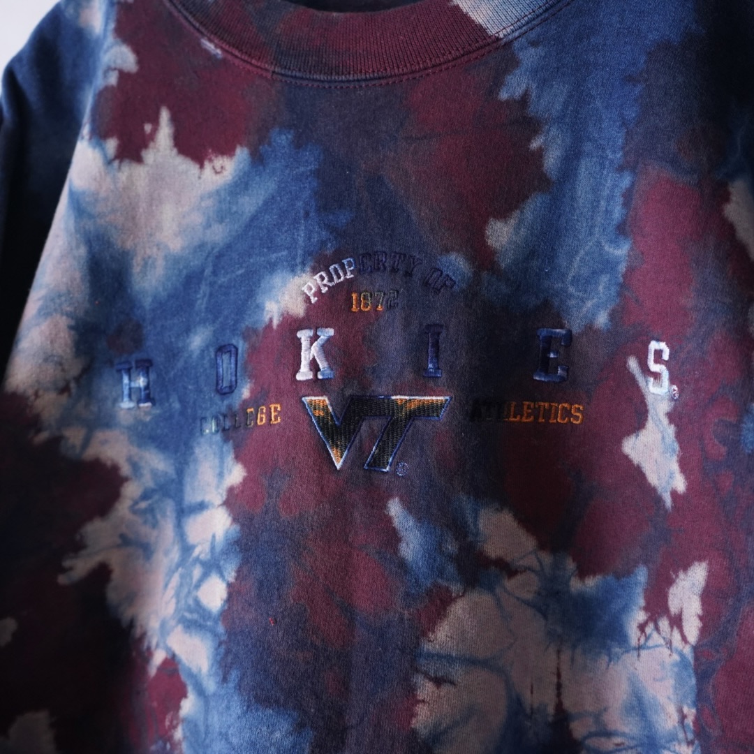 【藍染REMAKE】gradation pattern “一点モノ” sweat