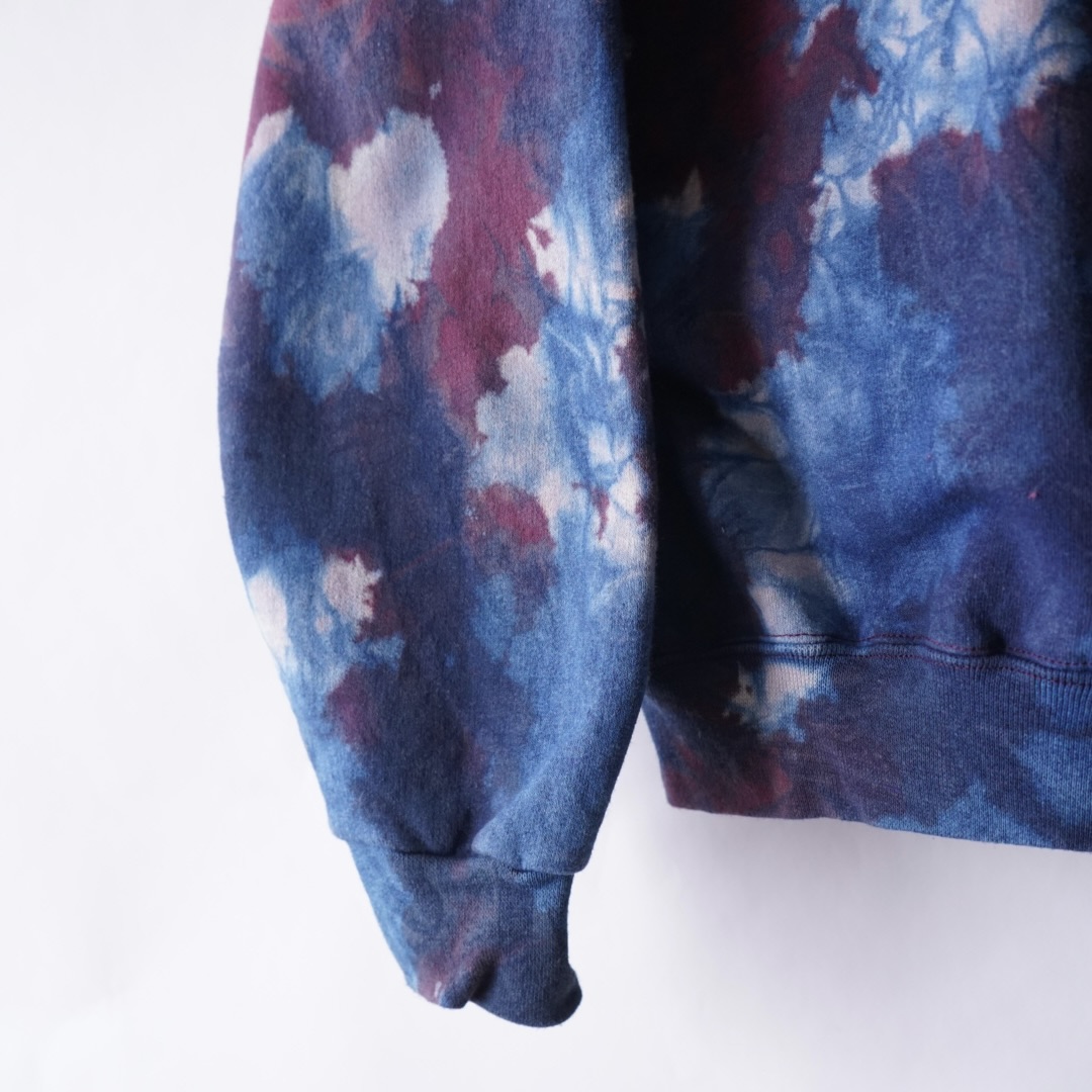 【藍染REMAKE】gradation pattern “一点モノ” sweat