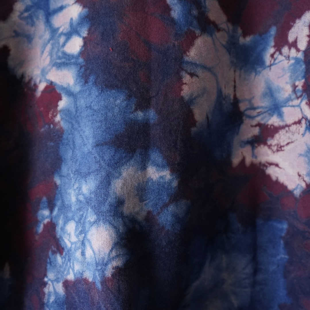 【藍染REMAKE】gradation pattern “一点モノ” sweat