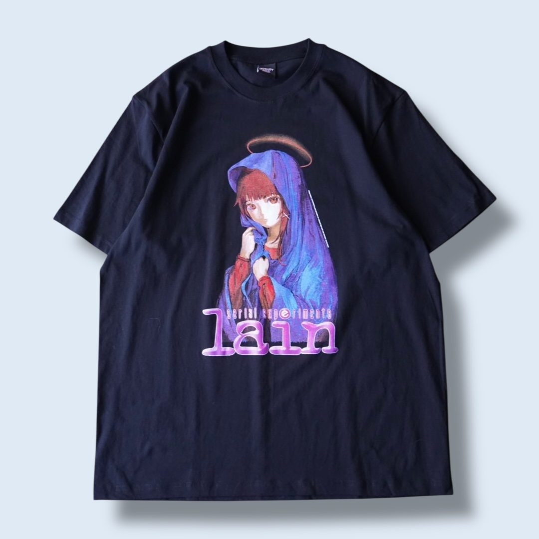 "聖母マリアパロ玲音 / serial experiments lain" print tee
