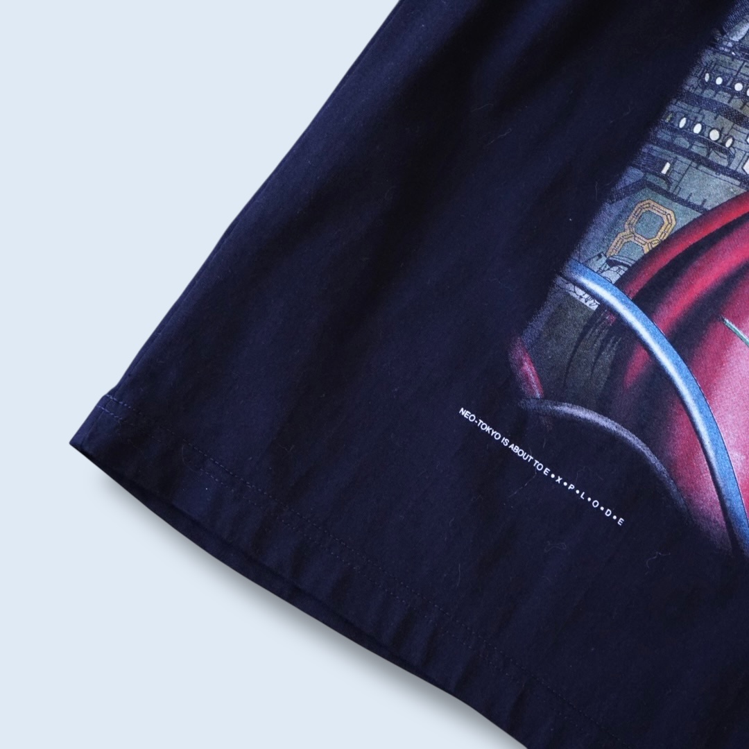 "迫力満点鉄雄のピン / AKIRA" double side print tee