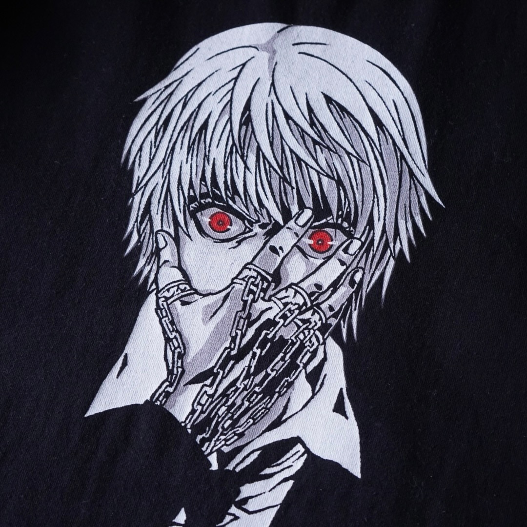 "クラピカエンペラータイム / HUNTER×HUNTER" double side print tee