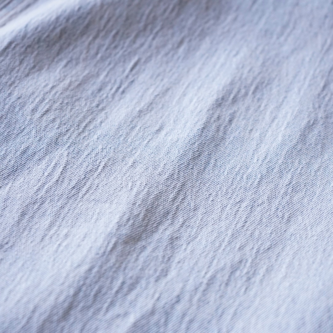 Y2K design bijou ornamental ice blue denim baggy pants